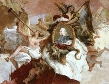 Tiepolo Wurzburg Apollo and the Continents detail9. �������, �������� ��������