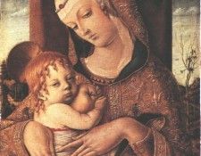 CRIVELLI VIRGIN AND CHILD, V.AND A. MUSEUM. �������� �����