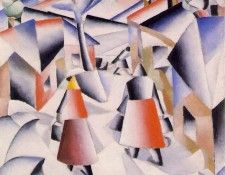 MALEVITJ MORNING IN THE COUNTRY AFTER SNOWSTORM 1912 SOLOMON. �������, �������