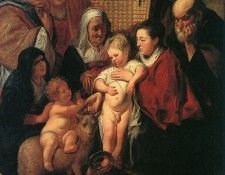 The Holy Family with St Anne The Young Baptist and his Parents CGF. , 