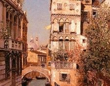 Ortega Martin Rico y Along The Canal, Venice. ������-�-������-���� Y