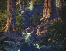 Parrish Maxfield The Glen 1936. , Maxfield