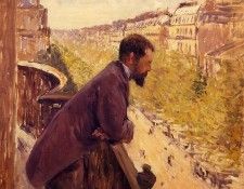 Caillebotte Gustave The Man on the Balcony. , 