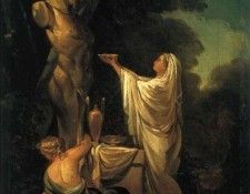 Il sacrificio a Pan. (1771). Collezione privata.. ���� � ���������, ��������� ��