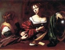 Caravaggio - Martha And Mary Magdalene. ,   