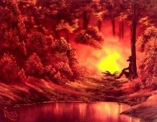 bob ross csg010 camp fire. ����, ���