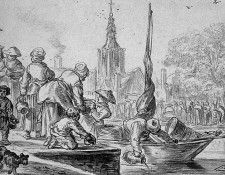 Goyen van Jan Marketscene in Den Haag Sun. ������, �� ���