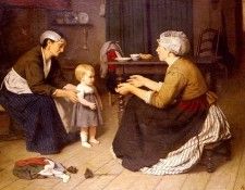 Artz David Adolf ConstantThe First Step. Artz,    