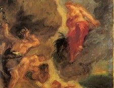 Delacroix Eugene Winter Juno And Aeolus. , 