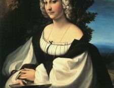 Correggio Portrait of a Gentlewoman, 1517-19, The Hermitage . ��������