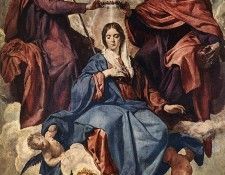 Velazquez The Coronation of the Virgin. ,    
