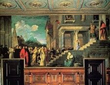 Titian Entry of Mary into the temple 1534 38 (Photo). ������ (������� ��������)