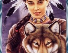 Howard Robinson - Indian Maiden And Wolf (Abraxsis). ��������, ������