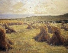 Akersloot-Berg Betzy Corn Sheaves Sun . Akersloot-, Betzy