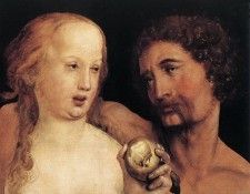Holbien the Younger Adam and Eve.   