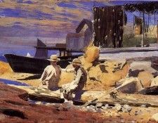 Homer Winslow Waiting for the Boats. , 