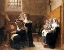 Vibert Jean Georges The Convent Choir. Vibert,  