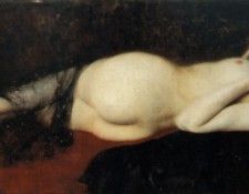 A Reclining Nude. Serralunga, Луиджи