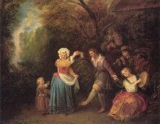 Watteau La Danse Champetre. , -