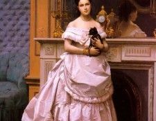 Portrait of a Lady cat167. , -