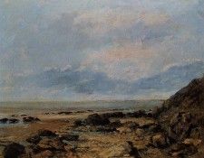 Courbet Gustave Rocky Seashore. �����, ������