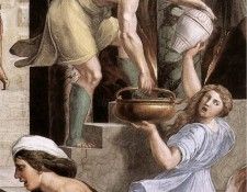 Raphael The Fire in the Borgo detail2. 