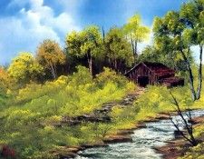 bob ross csg026 meadow stream. ����, ���