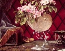 Still Life with Apple Blossoms in a Nautilus Shell. ,  