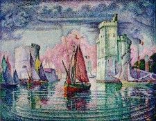 Signac Port of La Rochelle, 1921, 130x162 cm, Musee dOrsay. , 