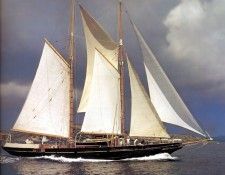 dk tall ships freelance gaff schooner lyr 1907. , DK