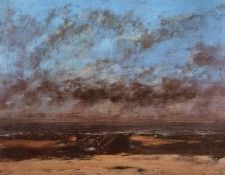Courbet Low Tide Known as Immensity, 1865, oil on canvas, Ci. , 