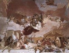 Tiepolo Wurzburg Apollo and the Continents detail8. �������, �������� ��������
