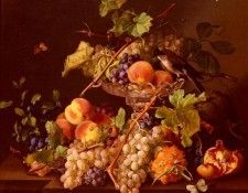 Seboth Josef A Still Life With A Song Bird. Seboth, 