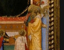 Daddi Madonna and Child with Saints and Angels, 1330s, Det(9. , 