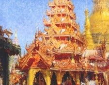 cooper shwe dagon pagoda, burma c1915. , C