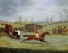 A Steeplechase - Another Hedge. ,  