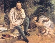 Portrait of PJ Proudhon in 1853 CGF. , 