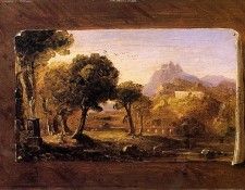 Cole Thomas Study for -Dream of Arcadia-. , 
