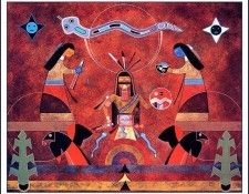 bs-aaw-DavidChethlahePaladin-KivaPaintingForTheSnakePriest. Chethlahe , 
