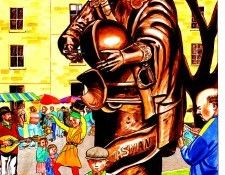 Bb 0019 Momentarily marvelled at a monument Steve&MarionIsham sqs. Isham, ���� � ������