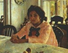 serov girl with peaches 1887. , 