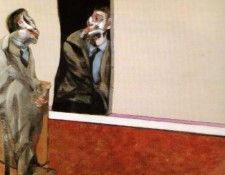 Bacon Portrait of George Dyer Staring into a Mirror, 1967. �����, �������