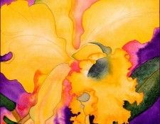 bs-flo- Sara Steele- Yellow Cattleya. , 