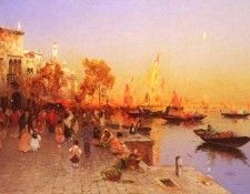 Gegerfelt Wilhelm von An Italian Port. Gegerfelt,  