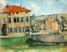 CeZANNE MAISON ET FERME DU JAS DE BOUFFAN,1889-90, NaRODNI G. ������, ����