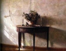 Carl Holose Interior I Sollys (A Sunlit Interior). Holsoe,  
