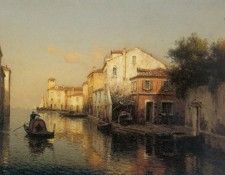 Bouvard Antoine View of Grand Canal Venice. Бувар, Антуан