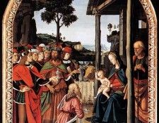 Perugino Pietro Adoration of the Kings (Epiphany) c1476. , 