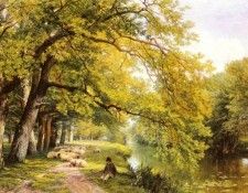 Hulme Frederick William At Ockham Surrey In Summer. ����, ������� ���������