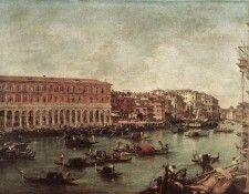 GUARDI Francesco The Grand Canal at th Fish Market Pescheria. ������ ���������